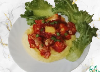 Свинина в томатном соусе по-итальянски