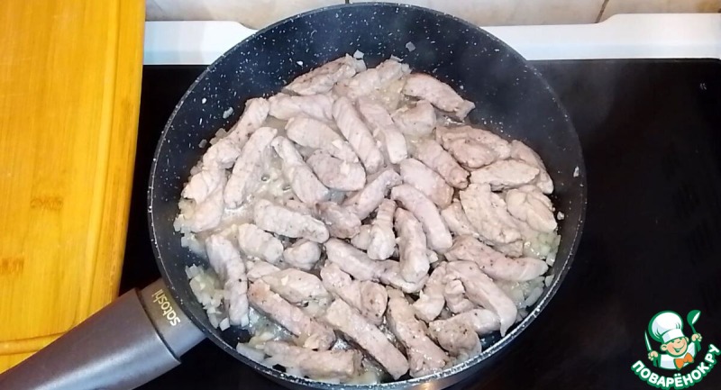 Свинина в томатном соусе по-итальянски