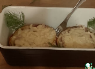 Традиционный рыбный пирог в кожуре картофеля