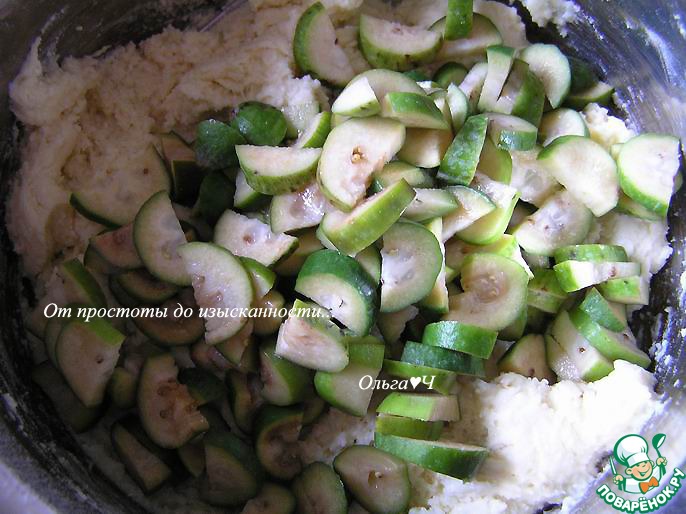 Творожный кекс с фейхоа