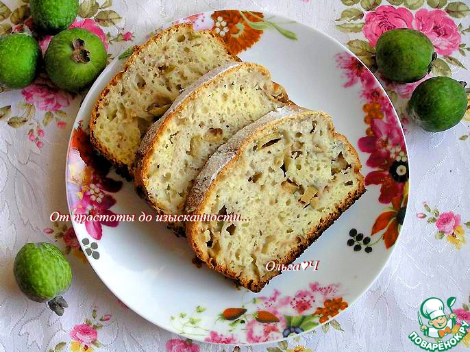Творожный кекс с фейхоа