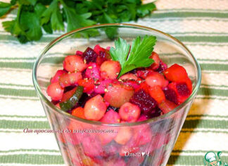 Винегрет с нутом