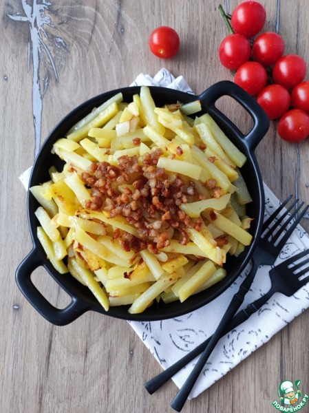 Жареный картофель по мотивам "Сарладез"