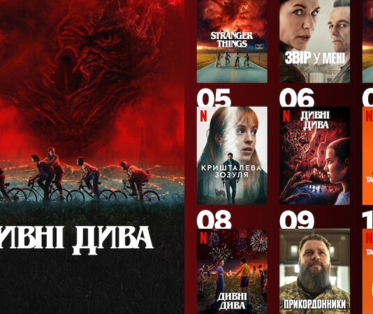 10 самых популярных сериалов на Netflix, которые активно просматривают украинцы