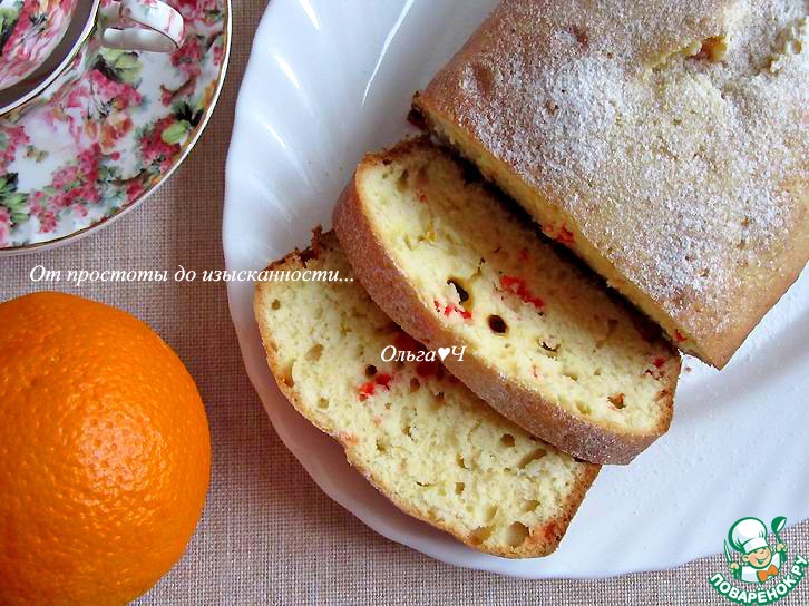 Апельсиновый кекс с кумкватом