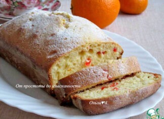 Апельсиновый кекс с кумкватом