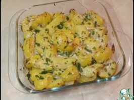 Картофель в сметанном маринаде