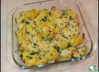 Картофель в сметанном маринаде