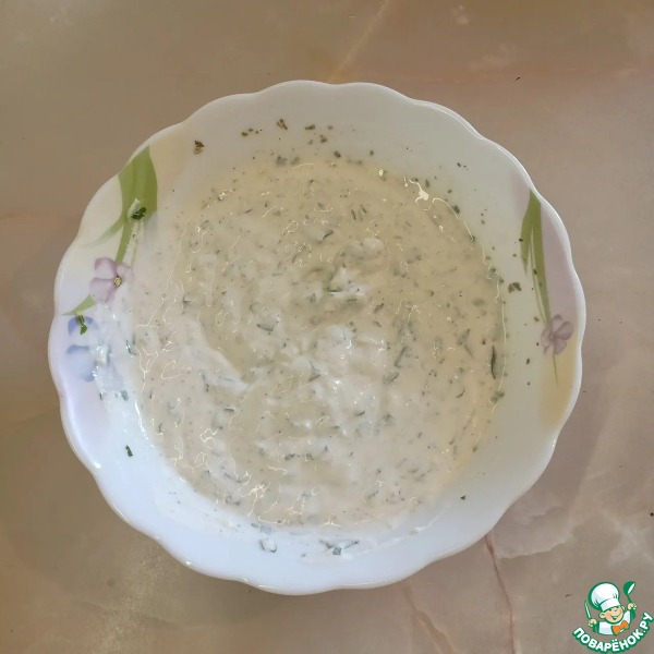 Картофель в сметанном маринаде