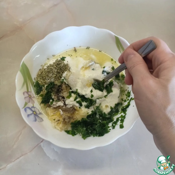 Картофель в сметанном маринаде