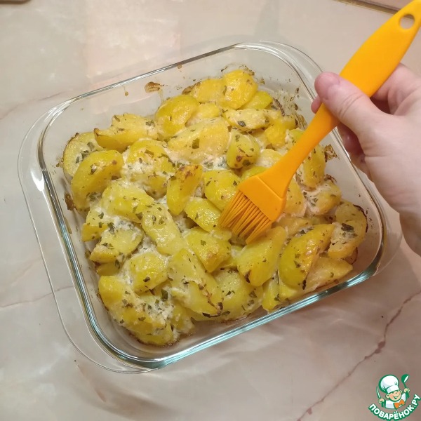 Картофель в сметанном маринаде