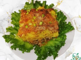 Картофельная запеканка с фаршем Аши Парментье (Hachis Parmentier)