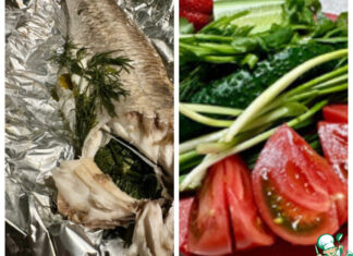 Кефаль. В духовке