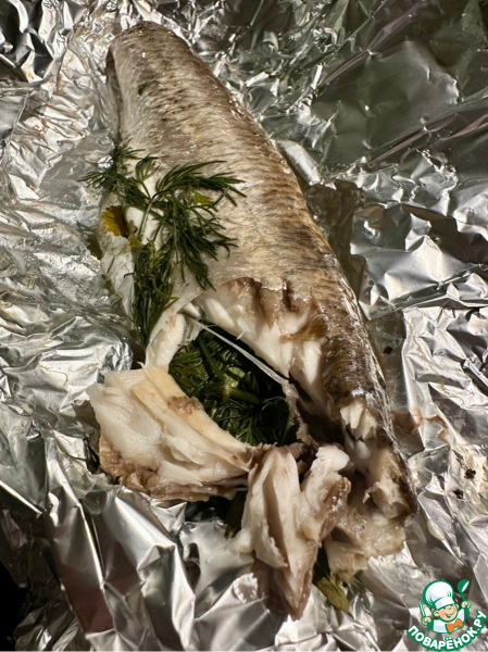 Кефаль. В духовке