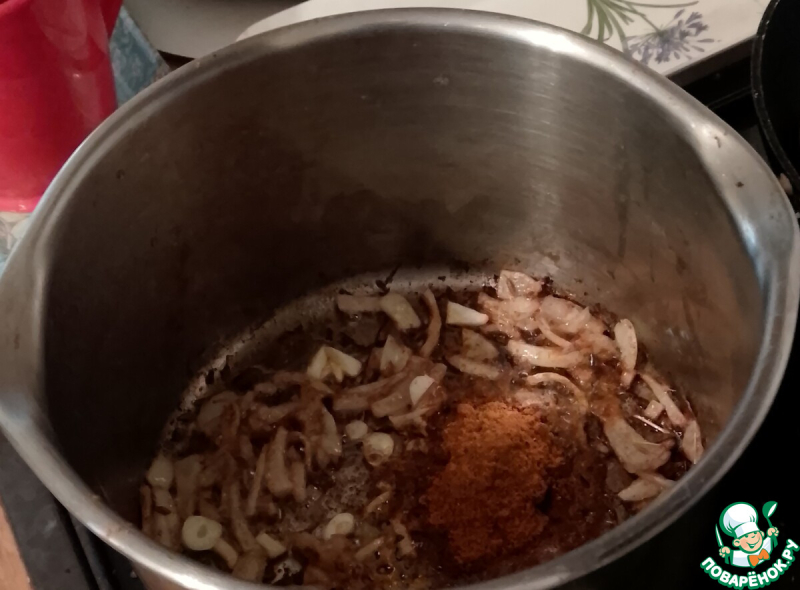 Курица в кокосовом соусе с картофелем