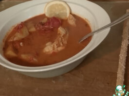 Курица в кокосовом соусе с картофелем