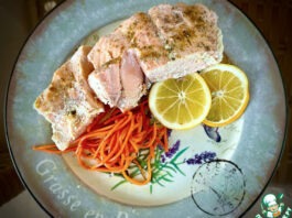 Лосось в молоке