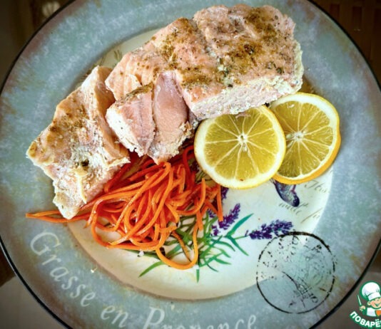 Лосось в молоке