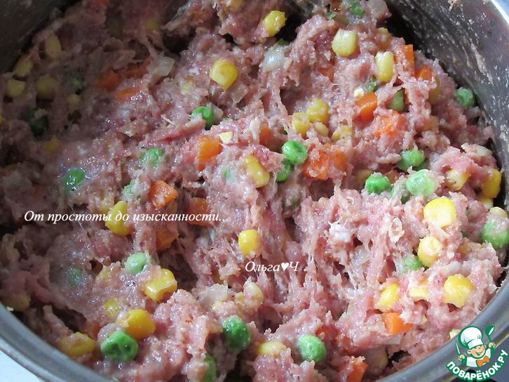 Мясной хлебец "Конфетти"