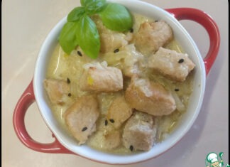 Мясо, тушеное со сметаной