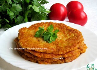 Морковные блины с паприкой