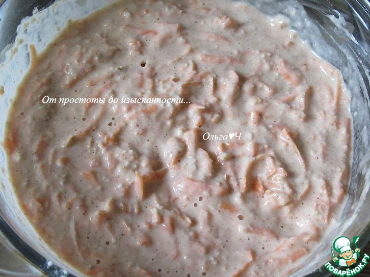 Морковные блины с паприкой