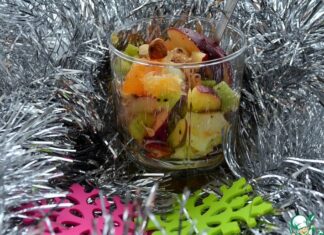 Новогодний фруктовый салат