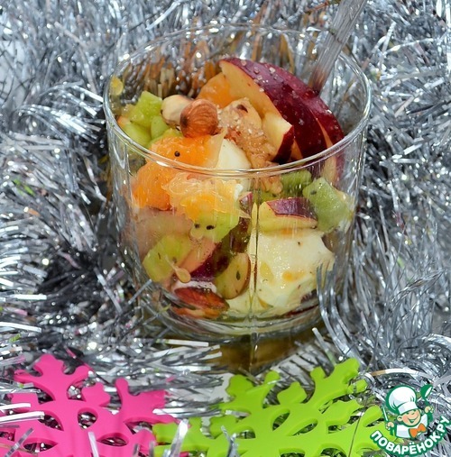Новогодний фруктовый салат