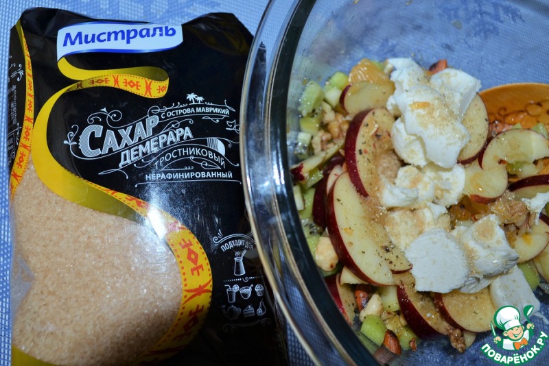 Новогодний фруктовый салат