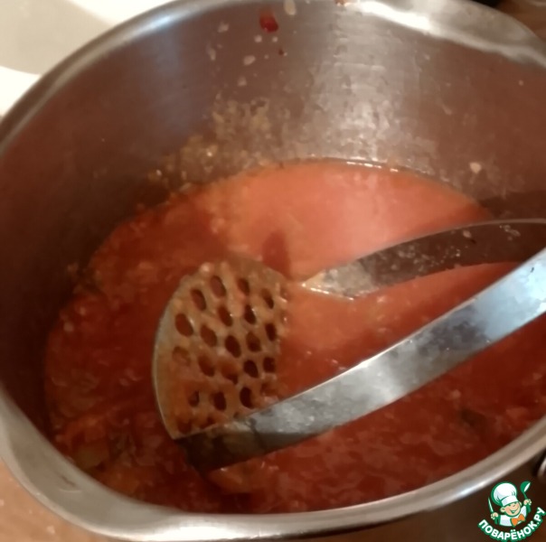 Острая паста с нутом и лимоном