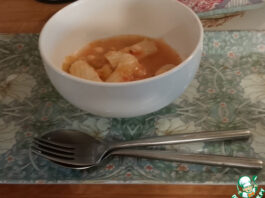 Острая паста с нутом и лимоном