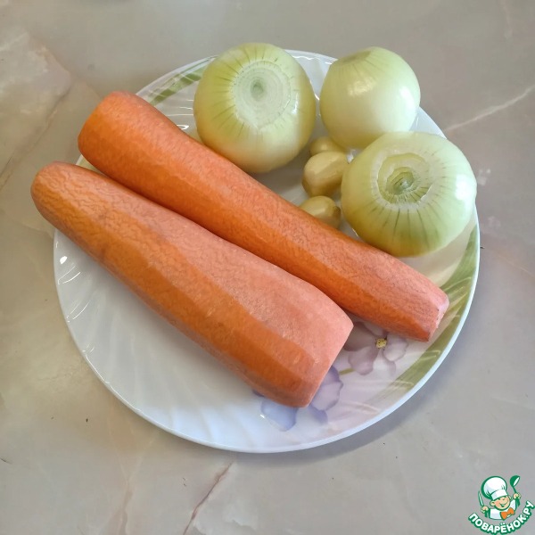 Печеночный торт с грибами