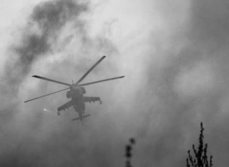 Погиб экипаж украинского вертолета Ми-24