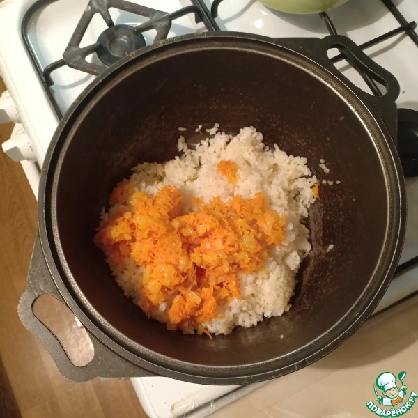 Рис с консервированным тунцом