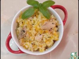 Рис с консервированным тунцом