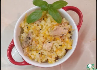 Рис с консервированным тунцом