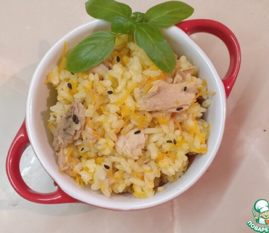 Рис с консервированным тунцом