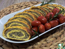 Рулет из простых продуктов