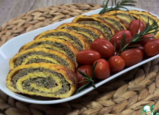 Рулет из простых продуктов