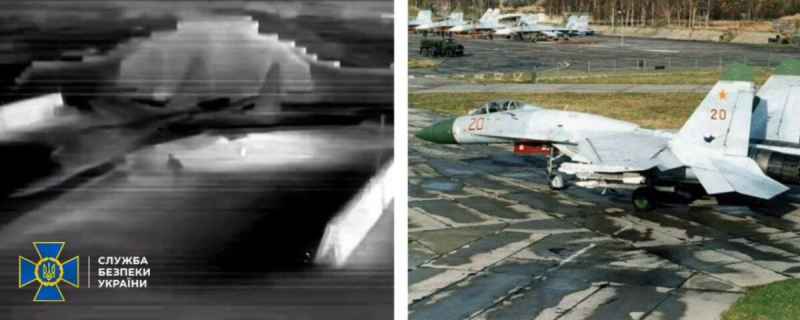 СБУ уничтожила два российских истребителя в Крыму стоимостью примерно в 70 млн долларов США