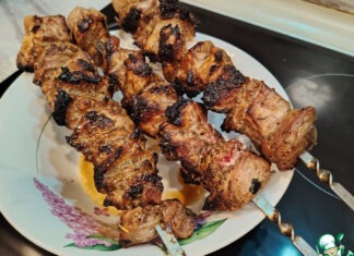 Шашлык в электрошашлычнице «Особый»