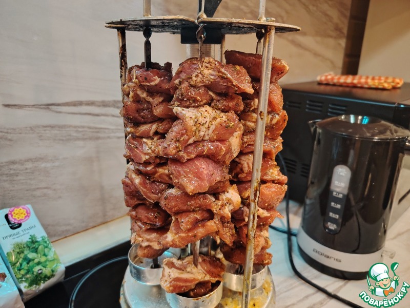 Шашлык в электрошашлычнице "Особый"