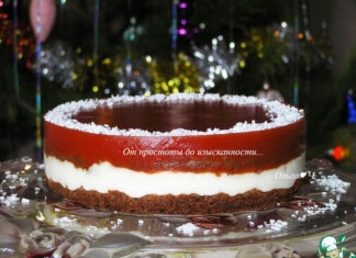 Шоколадный кокосово-томатный торт