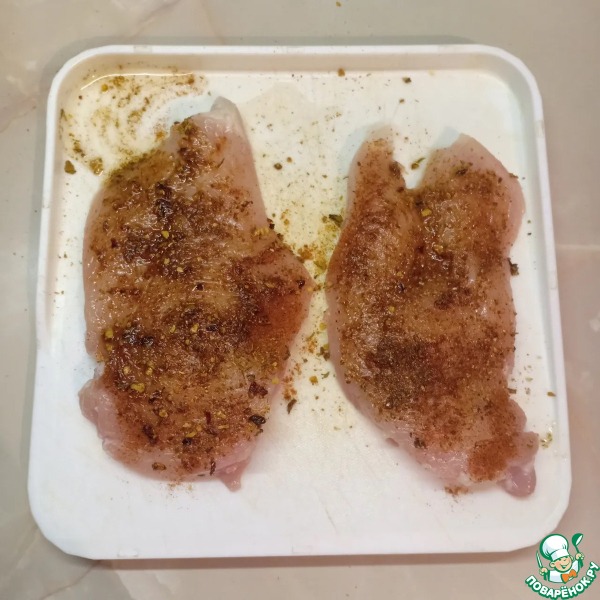 Сливочный суп с курицей и макаронами