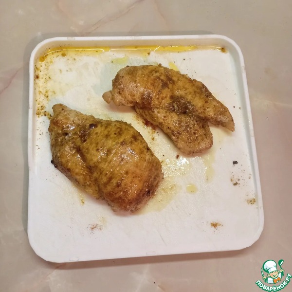 Сливочный суп с курицей и макаронами