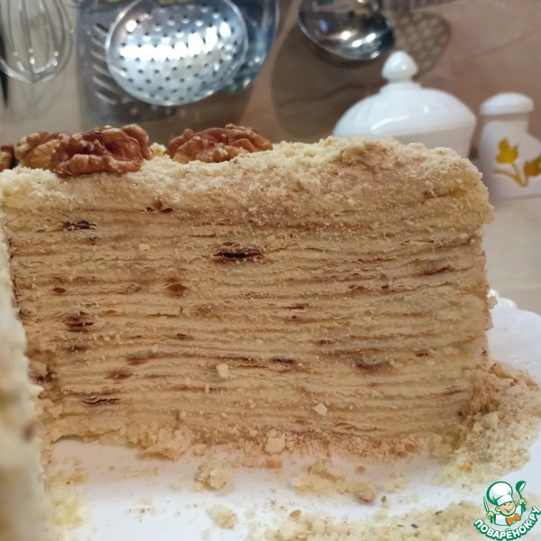 Торт «Наполеон» на сковороде