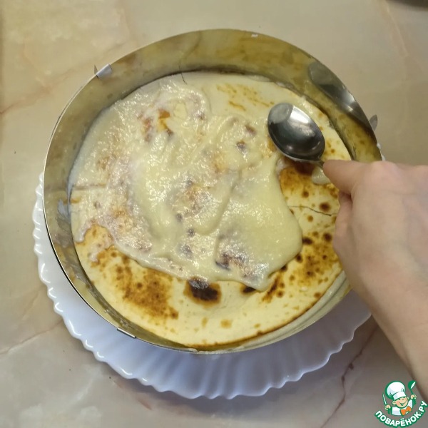 Торт «Наполеон» на сковороде