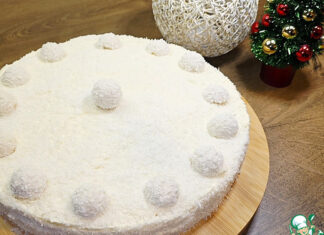 Торт Рафаэлло из вафельных коржей