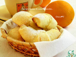Творожно-апельсиновые рогалики