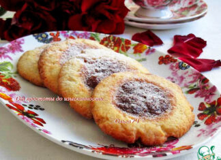 Творожное печенье с «джемом»